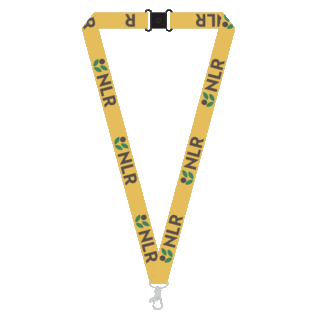 Resirkulert nøkkelbånd med sikkerhetslås - 10 stk.